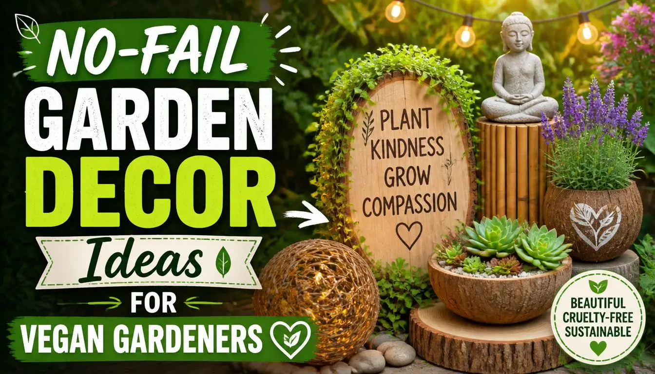 No-Fail Garden Decor Ideas for Vegan Gardeners