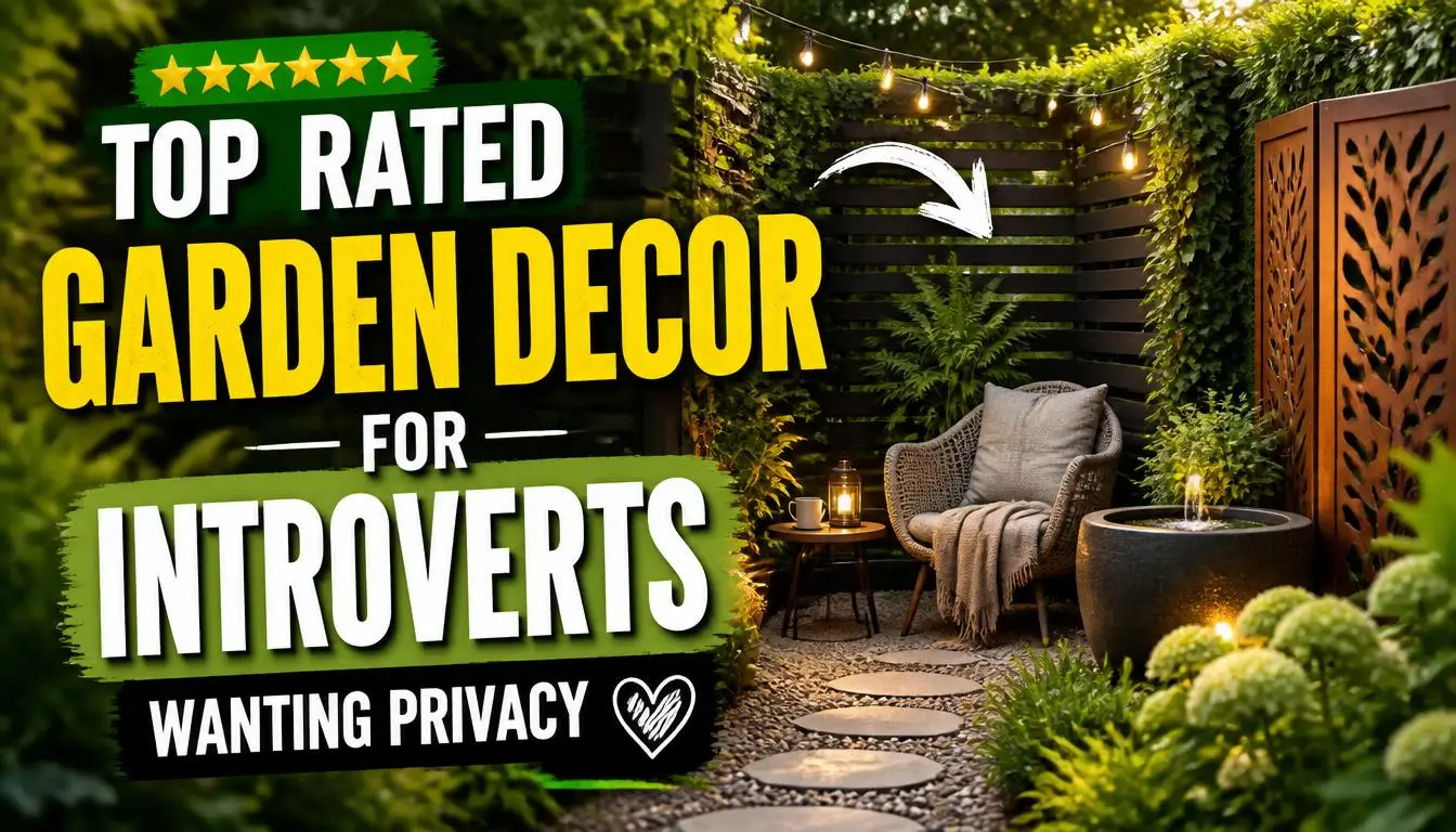 Top Rated Garden Decor for Introverts Wanting Privacy