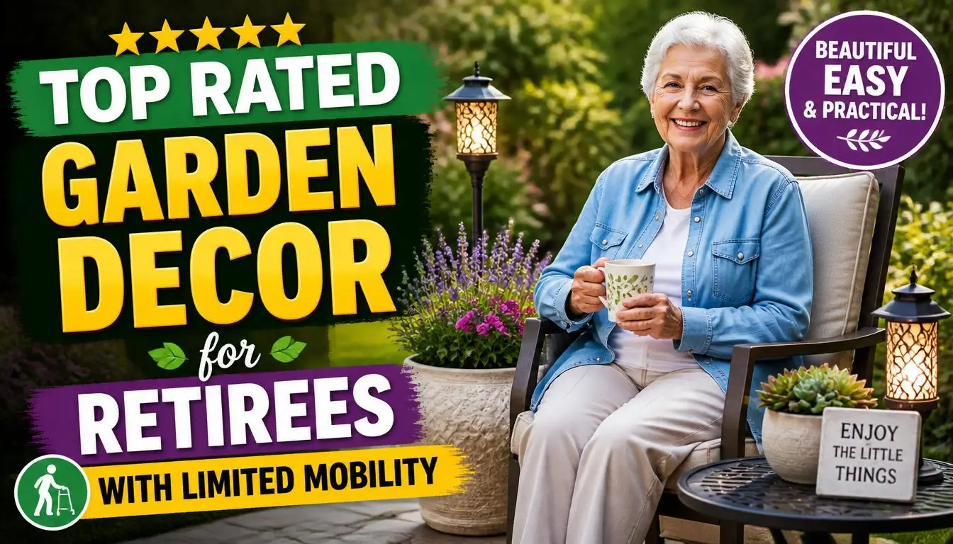 Top Rated Garden Decor for Retirees With Limited Mobility